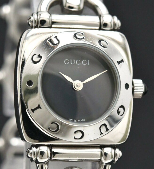 楽天市場】【ウォッチ】GUCCI グッチ ブラック文字盤 黒文字盤 SS 