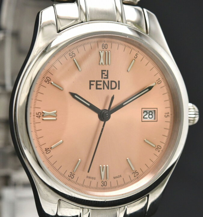 楽天市場】【ウォッチ】FENDI フェンディ オロロジ デイト ピンク文字 