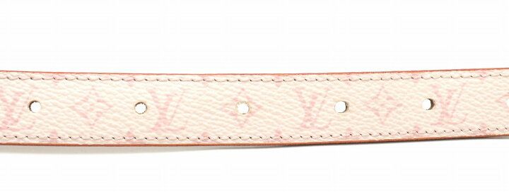 Authentic Louis Vuitton Belt Women Santure Monogram Cherry Blossom Rose  80/32 Lv