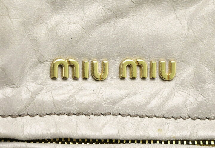 楽天市場】【バッグ】Miu Miu ミュウ ミュウ ミュウミュウ マテラッセ 