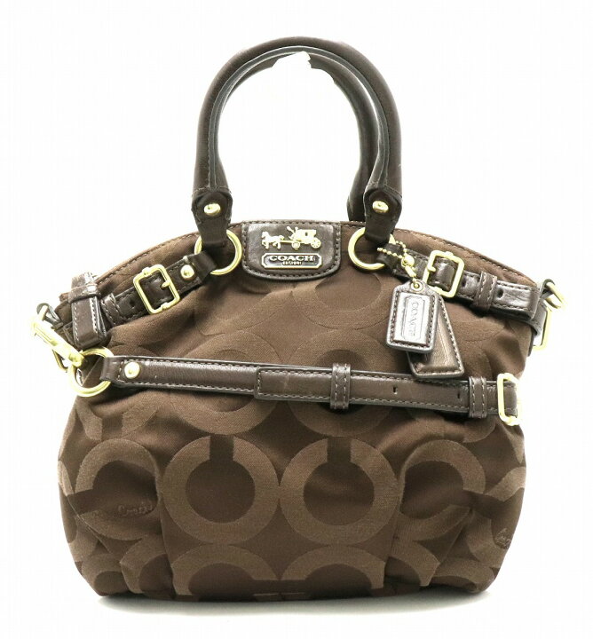 楽天市場】【バッグ】COACH コーチ シグネチャー 2WAY ハンドバッグ 