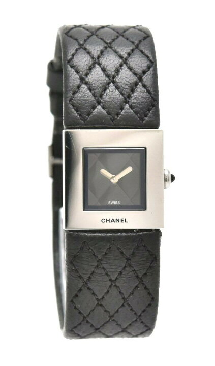 楽天市場】【ウォッチ】CHANEL シャネル マトラッセ SS 革ベルト  