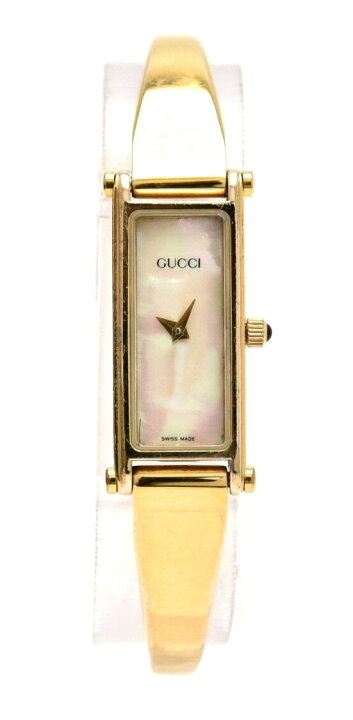 楽天市場】【ウォッチ】GUCCI グッチ ホワイトシェル文字盤 ゴールド  