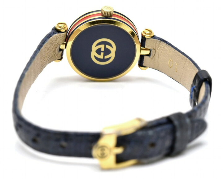 楽天市場】【ウォッチ】GUCCI グッチ シルバー文字盤 リザードベルト  