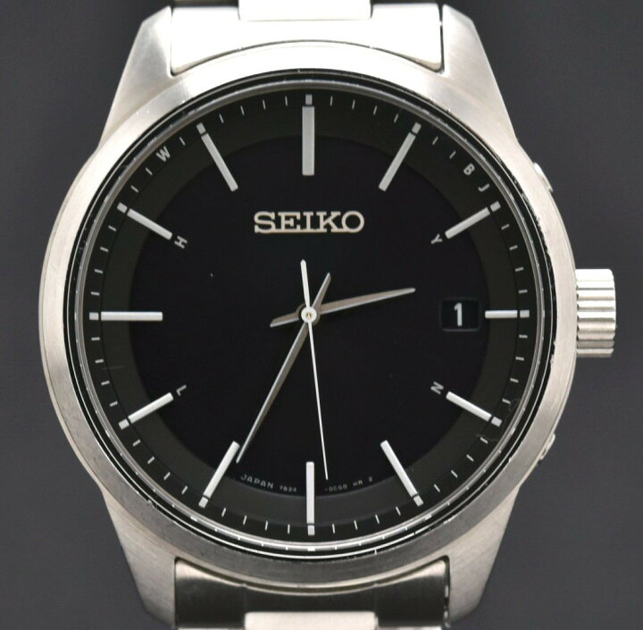 楽天市場】【ウォッチ】SEIKO セイコー スピリット デイト ブラック  