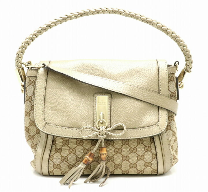 楽天市場】【バッグ】GUCCI グッチ GGキャンバス レザー 2WAY  