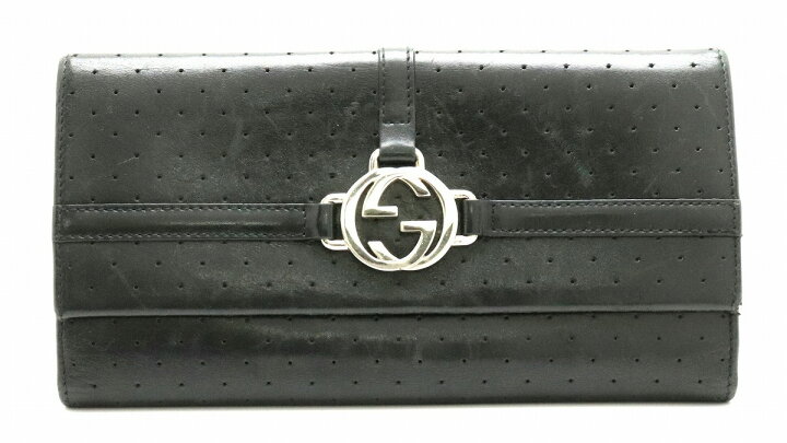 楽天市場】【財布】GUCCI グッチ インターロッキング G Wホック ダブル 