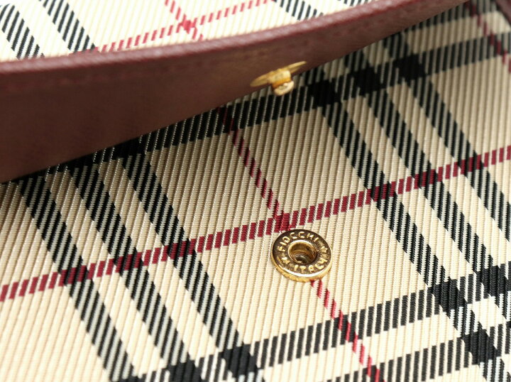楽天市場】【財布】BURBERRY バーバリー 2つ折 Wホック 財布 ノバ 
