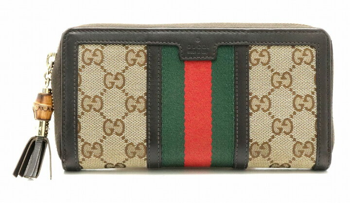 楽天市場】【財布】GUCCI グッチ GGキャンバス バンブータッセル  