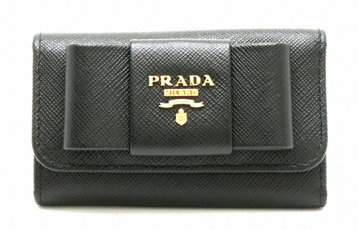 楽天市場】【新品未使用品】PRADA プラダ 6連キーケース リボン 