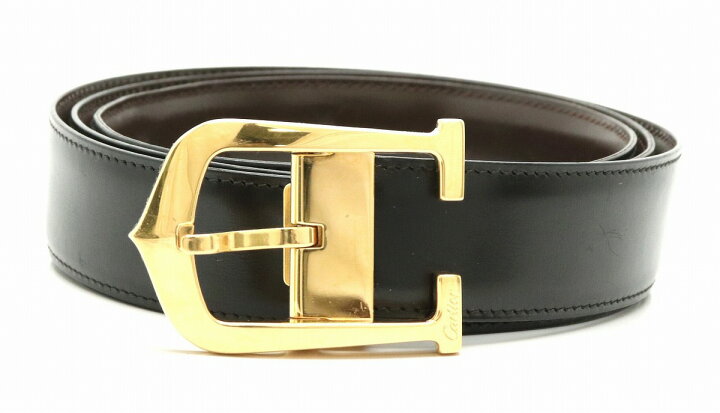 楽天市場】Cartier カルティエ C アロンジェ リバーシブル レザー  