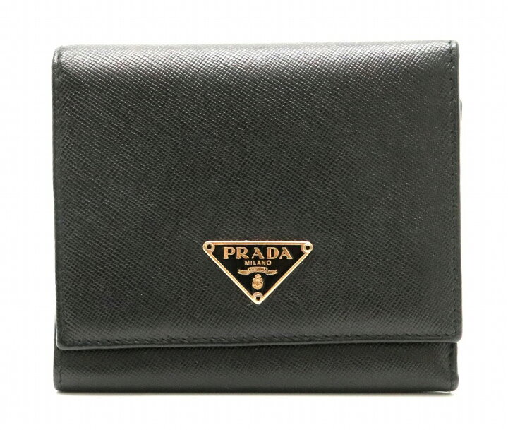 楽天市場】【財布】PRADA プラダ 3つ折財布 SAFFIANO METAL 型押し  