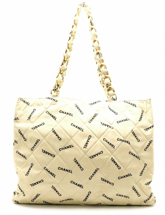 楽天市場】【バッグ】CHANEL シャネル チェーントート トートバッグ  
