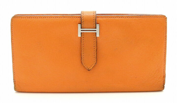 楽天市場】【財布】HERMES エルメス ベアン スフレ 2つ折 長財布  