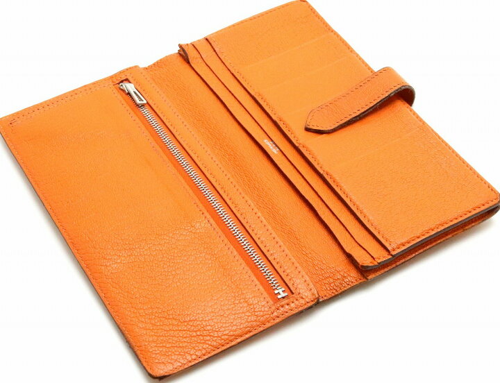 楽天市場】【財布】HERMES エルメス ベアン スフレ 2つ折 長財布  