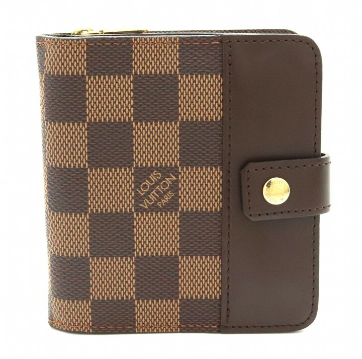 楽天市場】【財布】LOUIS VUITTON ルイ ヴィトン ダミエ コンパクト 