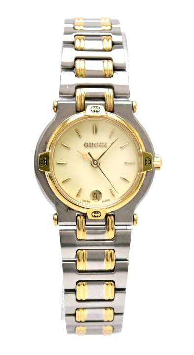 楽天市場】【ウォッチ】GUCCI グッチ デイト アイボリー文字盤  