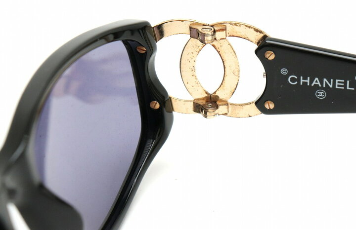 楽天市場】CHANEL シャネル サングラス ココマーク スモーク 黒 