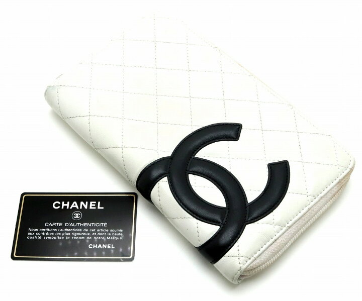 楽天市場】【財布】CHANEL シャネル カンボンライン ラウンド 