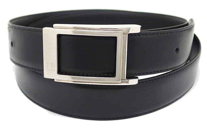 楽天市場】dunhill ダンヒル ベルト カーフ レザー 黒 ブラック メンズ  