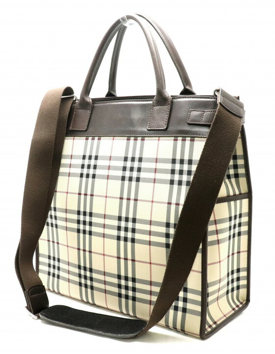楽天市場】【バッグ】BURBERRY バーバリー ノバチェック トートバッグ 