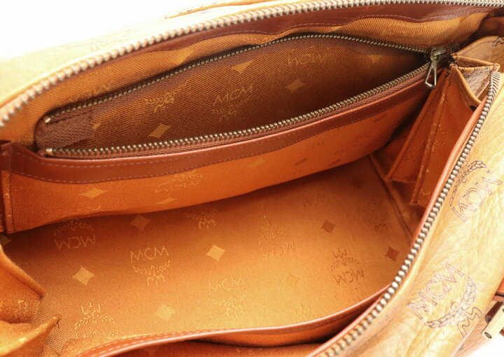 楽天市場】【バッグ】MCM エムシーエム ロゴグラム ボストンバッグ 