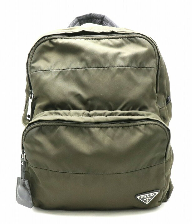 プラダ PRADA ナイロン リュック カーキ 緑 648（楽天市場】【バッグ  