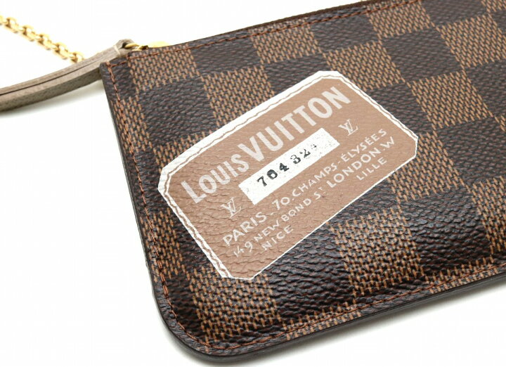 楽天市場】【財布】LOUIS VUITTON ルイ ヴィトン ダミエ ポシェット 