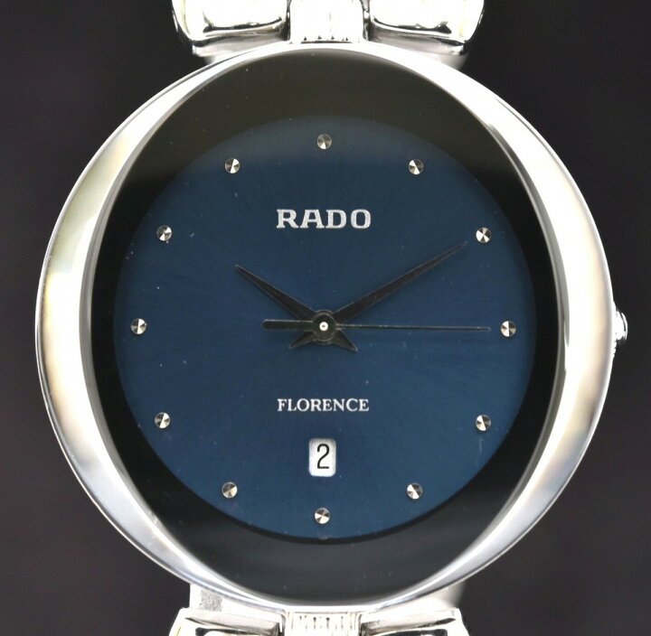 楽天市場】【ウォッチ】RADO ラドー フローレンス デイト ブルー文字盤 