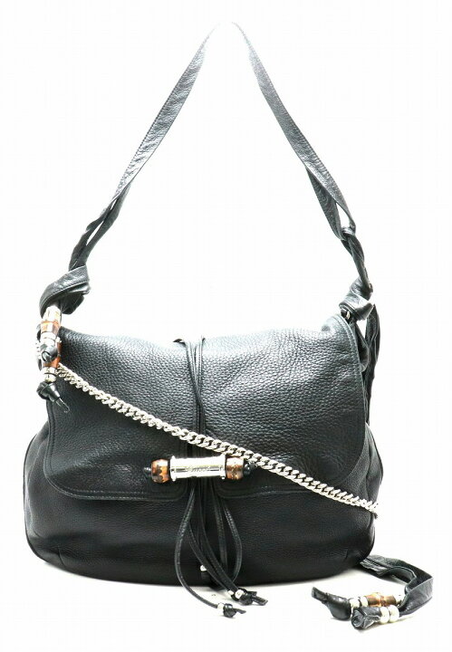 楽天市場】【バッグ】GUCCI グッチ バンブー チェーン レザー 2WAY 