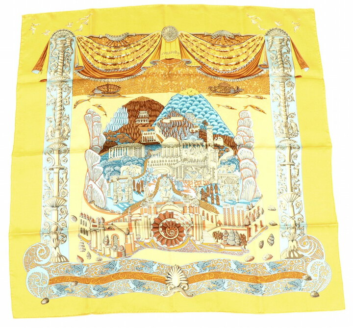楽天市場】【未使用品】HERMES エルメス スカーフ カレ 90 シルク100  