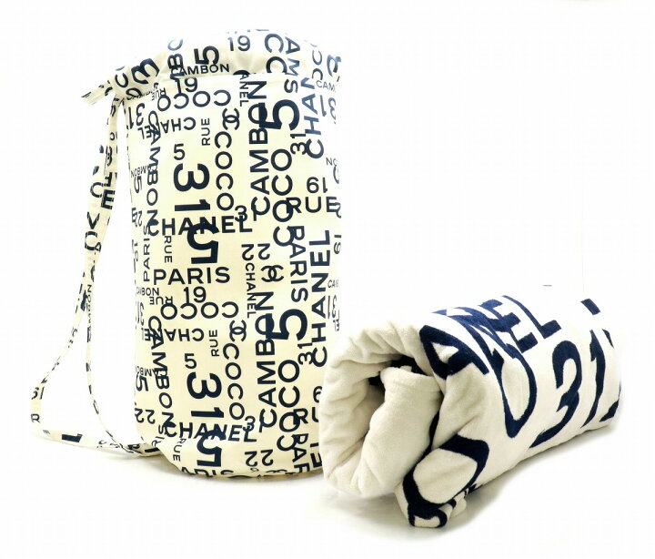 楽天市場】CHANEL シャネル バイシー バスタオル ビーチタオル 大判  