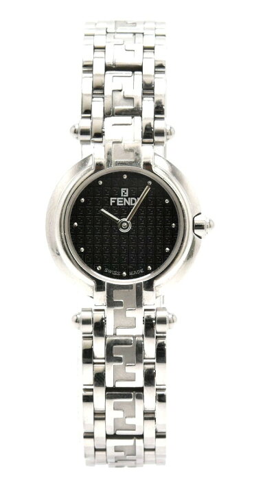 楽天市場】【ウォッチ】FENDI フェンディ オロロジ ズッカ 黒文字盤 SS  