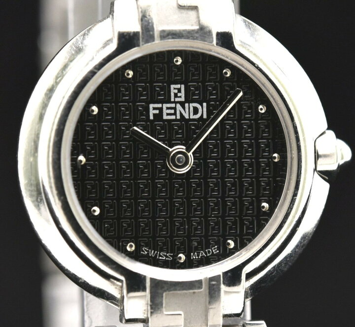 楽天市場】【ウォッチ】FENDI フェンディ オロロジ ズッカ 黒文字盤 SS  