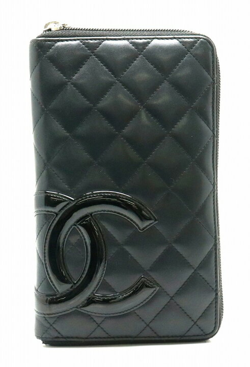 楽天市場】【財布】CHANEL シャネル カンボンライン ラウンド  