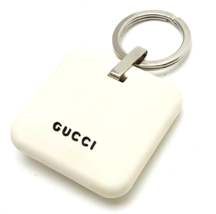 楽天市場】GUCCI グッチ ラバー ロゴ キーホルダー キーチャーム 