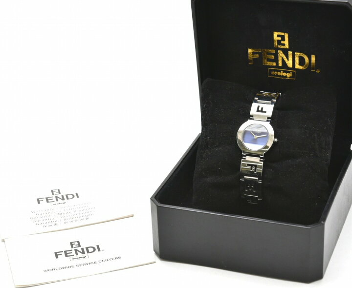 楽天市場】【ウォッチ】FENDI フェンディ オロロジ ズッカ 青文字盤 SS  