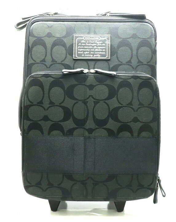 楽天市場】【バッグ】COACH コーチ シグネチャー キャリーケース 
