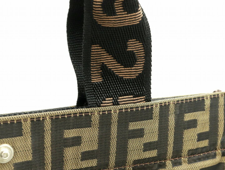 楽天市場】【バッグ】FENDI フェンディ ズッカ柄 ハンドバッグ トート 