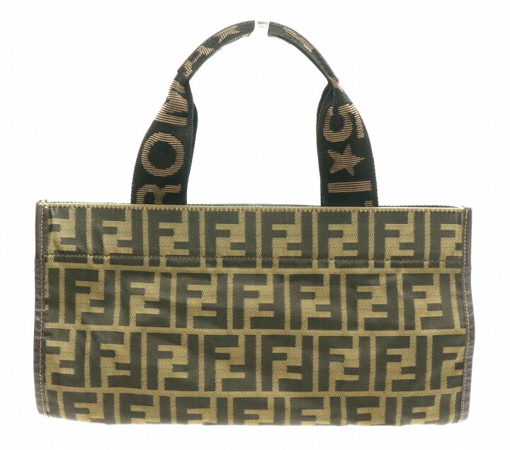 会社員うさぎ様専用】フェンディ ズッカ トートバッグ キャンバス×革  