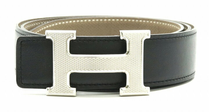 楽天市場】HERMES エルメス コンスタンス Hベルト BOXカーフ ボックス  