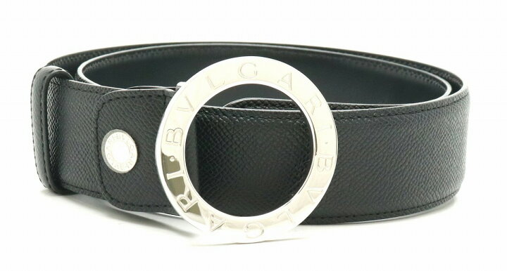 楽天市場 Bvlgari ブルガリ ブルガリブルガリ ベルト メンズ レザー 黒 ブラック シルバー金具 表記42 105 実寸 80 230 中古 K Blumin 楽天市場店