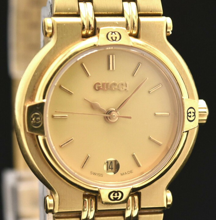 楽天市場】【ウォッチ】GUCCI グッチ デイト ゴールド文字盤 GP  
