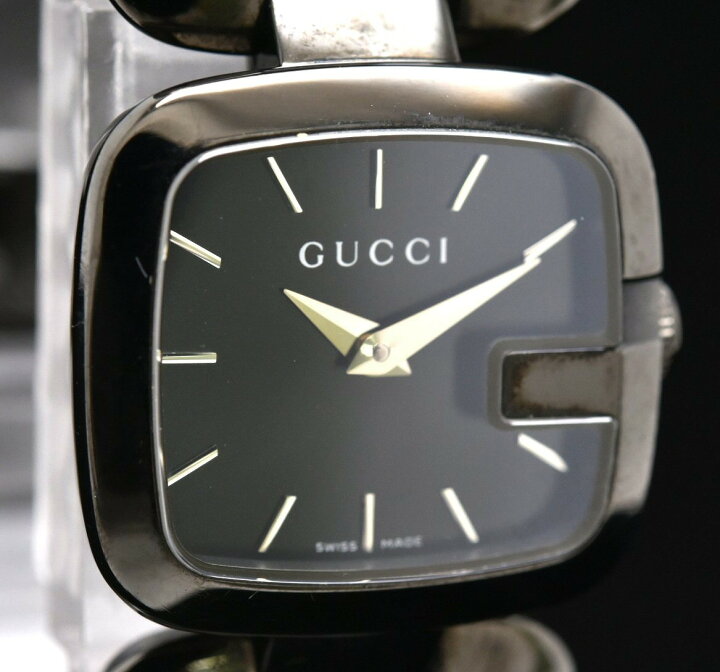 楽天市場】【ウォッチ】GUCCI グッチ Gコレクション ブラック文字盤  