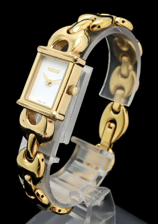 楽天市場】【ウォッチ】GUCCI グッチ ホワイト文字盤 GP ゴールド  