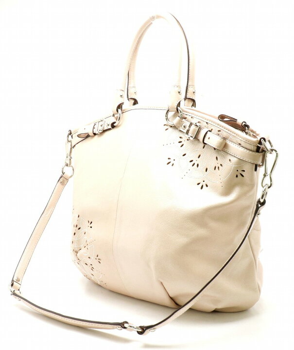 楽天市場】【バッグ】COACH コーチ マディソン レース レザー リンジー  