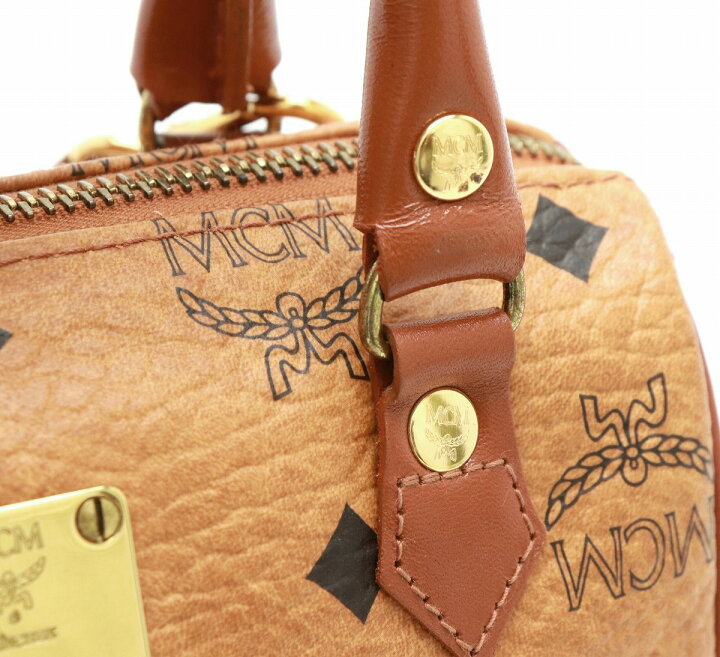 楽天市場】【バッグ】MCM エムシーエム ロゴグラム ミニボストンバッグ
