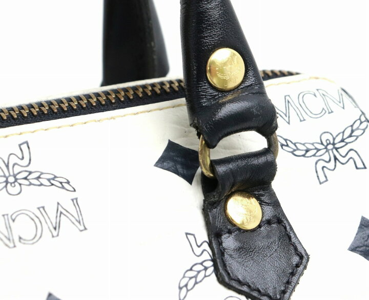 楽天市場】【バッグ】MCM エムシーエム ロゴグラム ミニボストンバッグ  