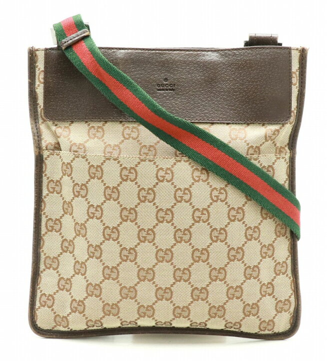 楽天市場】【バッグ】GUCCI グッチ GGキャンバス シェリーライン 
