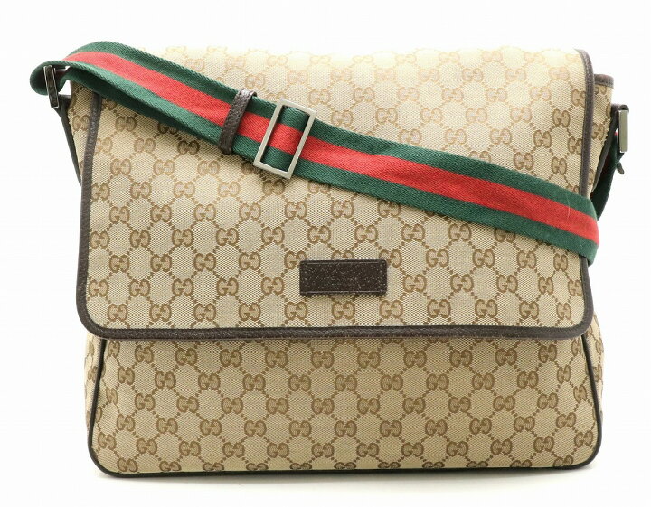 楽天市場】【バッグ】GUCCI グッチ GGキャンバス シェリーライン 